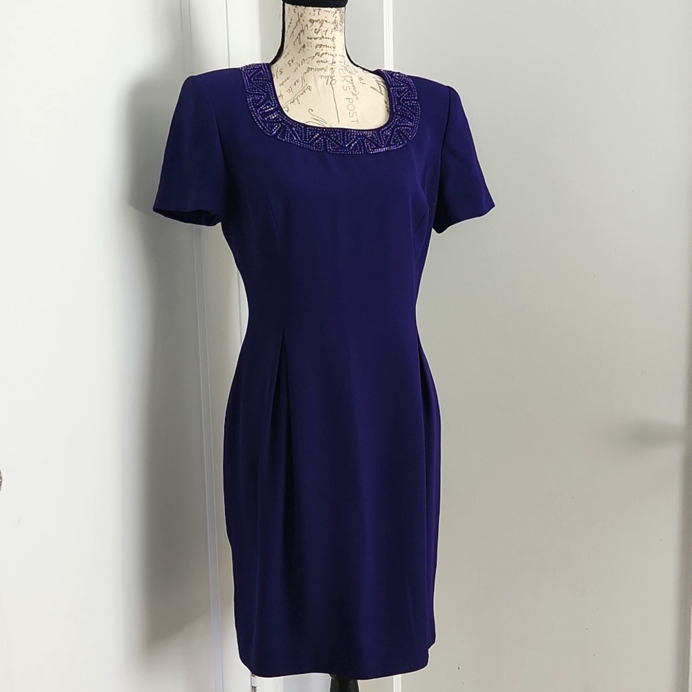 Maggie London Royal Blue Dress size 8